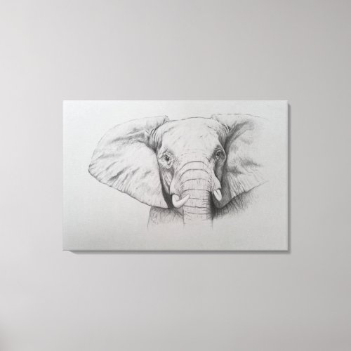 Elephant 2011 canvas print
