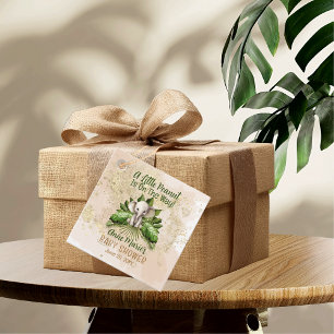 Elephant A Little Peanut Is On The Way Baby Shower Favor Tags