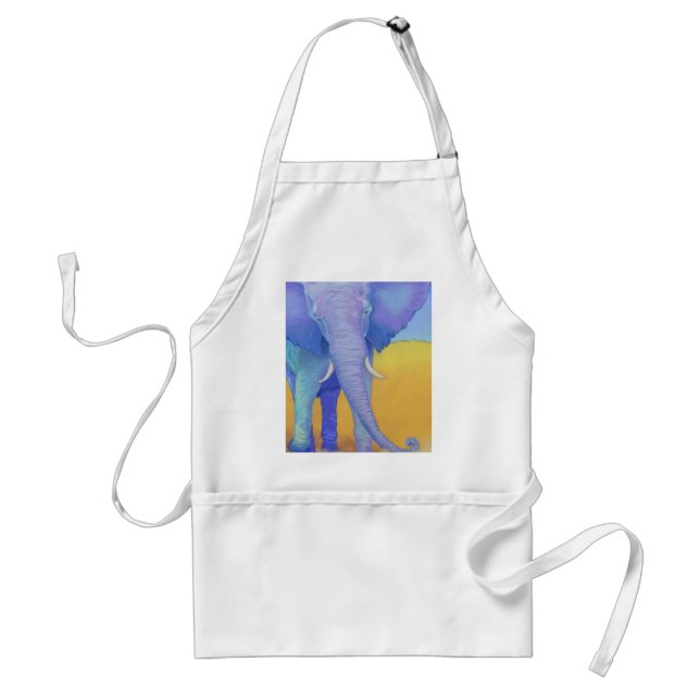 elephant adult apron (Front)