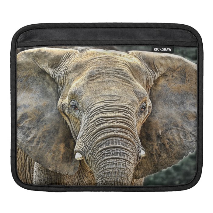 Elephant African All Ears Sleeve For iPads
