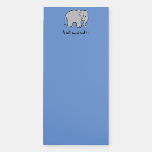 Elephant Ambassador notepad
