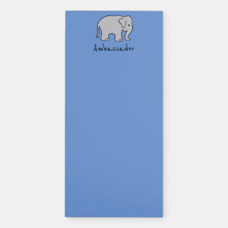 Elephant Ambassador notepad