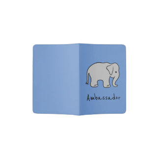 Elephant Ambassador passport cover