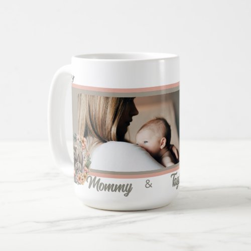 Elephant and baby Our First Mothers Day Together Coffee Mug