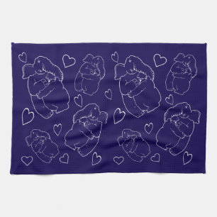 Elephant and Bear Kitchen Towel