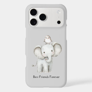 Elephant and Bird Best Friends iPhone 17 Pro Max Case