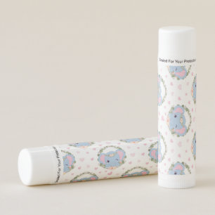 Elephant And Flower Tattoo Lip Balm