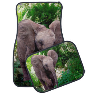 Elephant and Jungle Car Mat