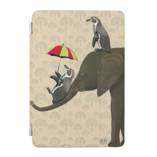 Elephant and Penguins iPad Mini Cover