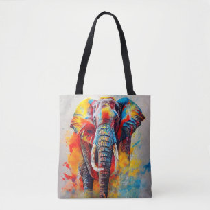 Elephant Animal Discovery Adventure Nature Planet Tote Bag
