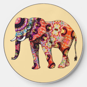 Elephant Animal Traditional Chinese Patterns Wireless Charger
