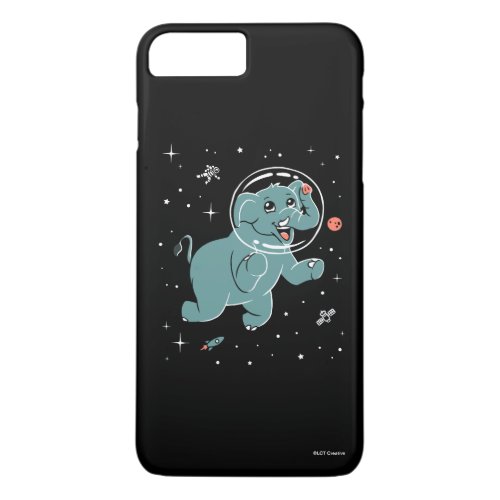 Elephant Animals In Space iPhone 8 Plus7 Plus Case