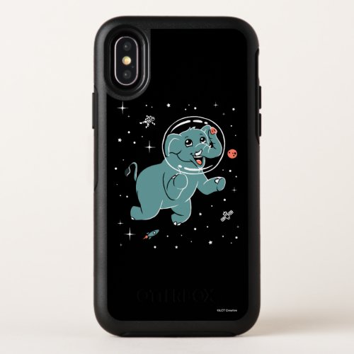Elephant Animals In Space OtterBox Symmetry iPhone X Case