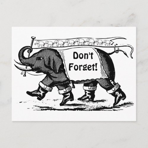 Elephant Appreciation Day Postcard