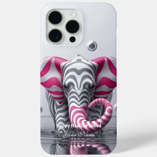 Elephant Art Custom Case iPhone 15 Promax
