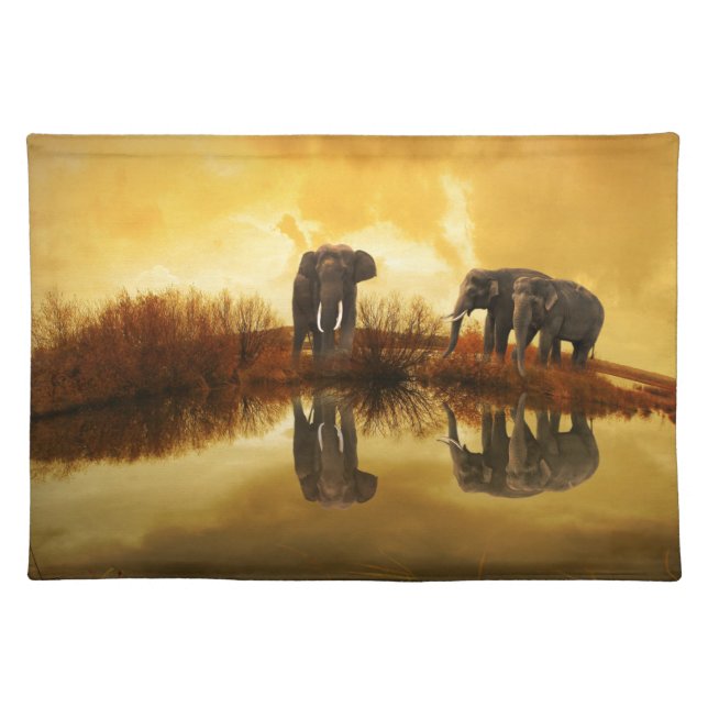 Elephant Art Placemat (Front)