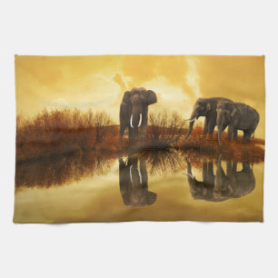 Elephant Art Towel