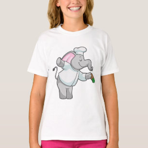 Elephant as Chef with Salt shaker T-Shirt