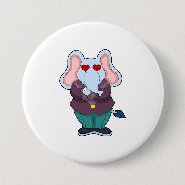 Elephant as Groom with Suit.PNG Button (Front)