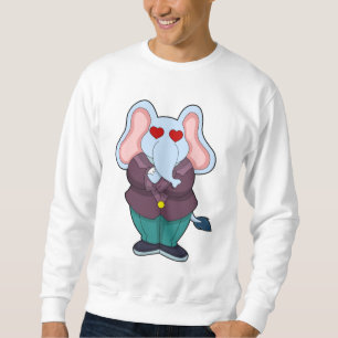 Elephant as Groom with Suit.PNG Sweatshirt