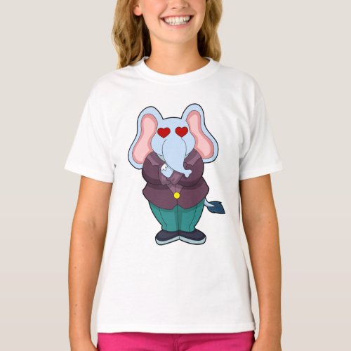 Elephant as Groom with SuitPNG T_Shirt