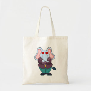 Elephant as Groom with Suit.PNG Tote Bag