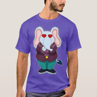Elephant as Groom with Suit T-Shirt