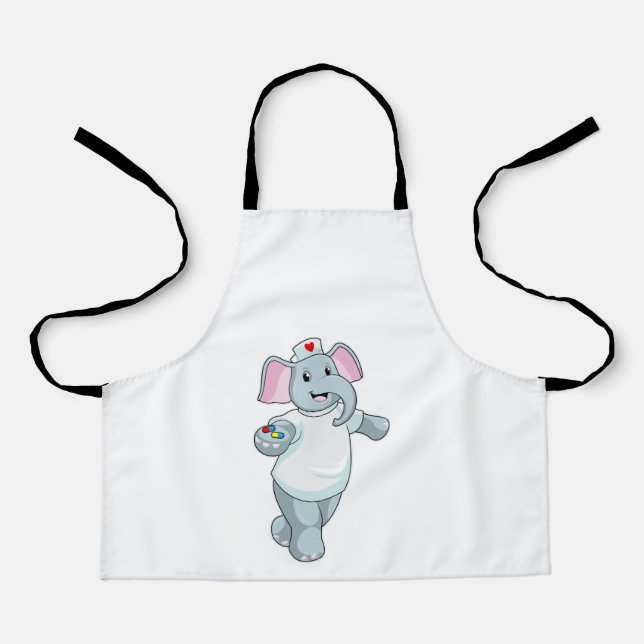 Elephant as Nurse with Medicine Apron (Front)