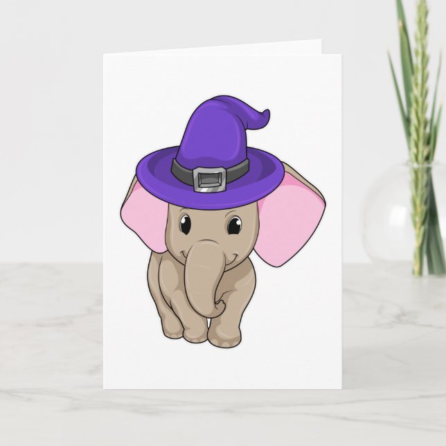 Elephant as Wizard Card (Front)