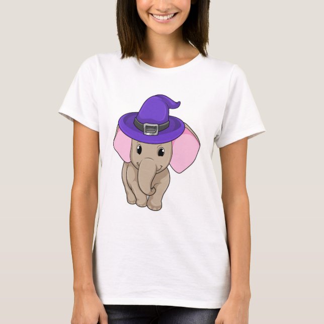 Elephant as Wizard T-Shirt (Front)