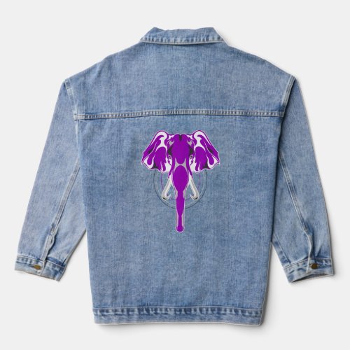 Elephant Asexuality Flag Lgbt Pride Month Equality Denim Jacket