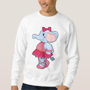Elephant at Ballet with Skirt Sweatshirt