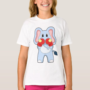 Elephant at Boxing with Boxing gloves T-Shirt