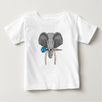 Elephant at Darts with Dart