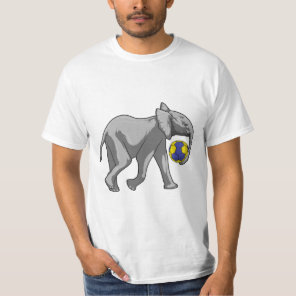 Elephant at Handball Sports T-Shirt