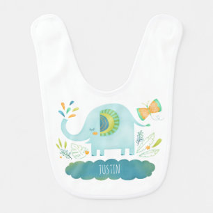 Elephant Baby Bib