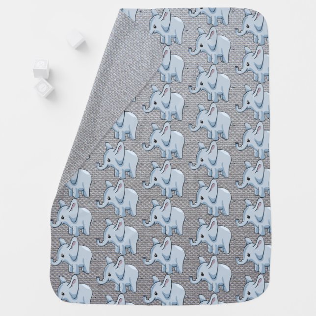 Elephant  baby blanket (In Situ)