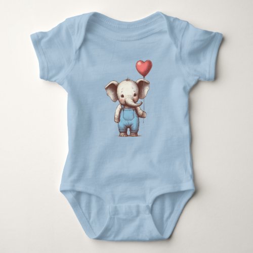 Elephant Baby Bodysuit