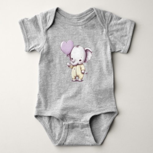 Elephant Baby Bodysuit
