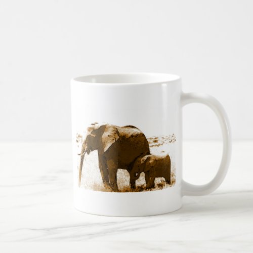 Elephant  Baby Elephant Coffee Mug