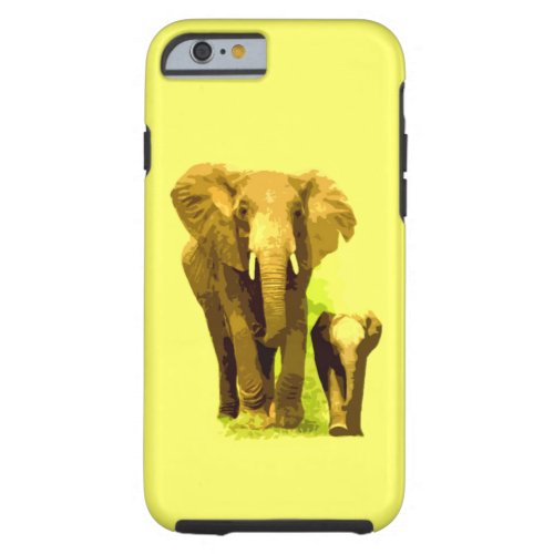 Elephant  Baby Elephant Tough iPhone 6 Case