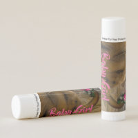 Elephant Baby Girl Pink Baby Shower Lip Balm