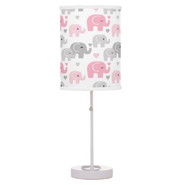 gray nursery lamp