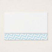 Elephant Baby Shower Book Request Card Blue Gray (Back)