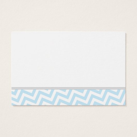 Elephant Baby Shower Book Request Card Blue Gray (Back)