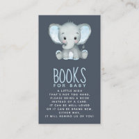 Elephant Baby Shower Books for Baby  Enclosure Ca