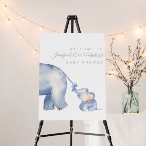 Elephant Baby Shower Foam Boards