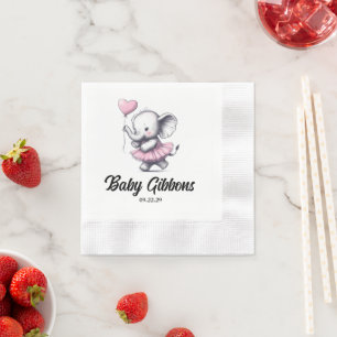 Elephant Baby Shower Napkins