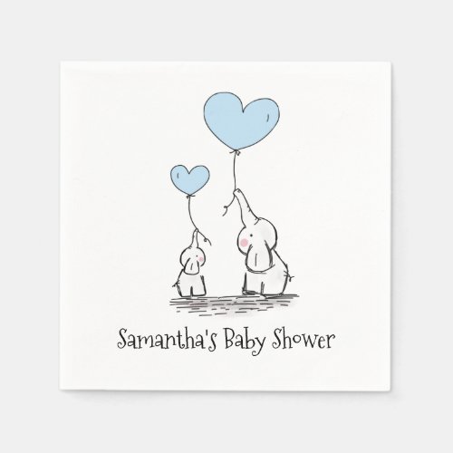 Elephant Baby Shower  Napkins