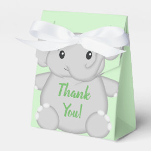Elephant Baby Shower Safari Favor Boxes